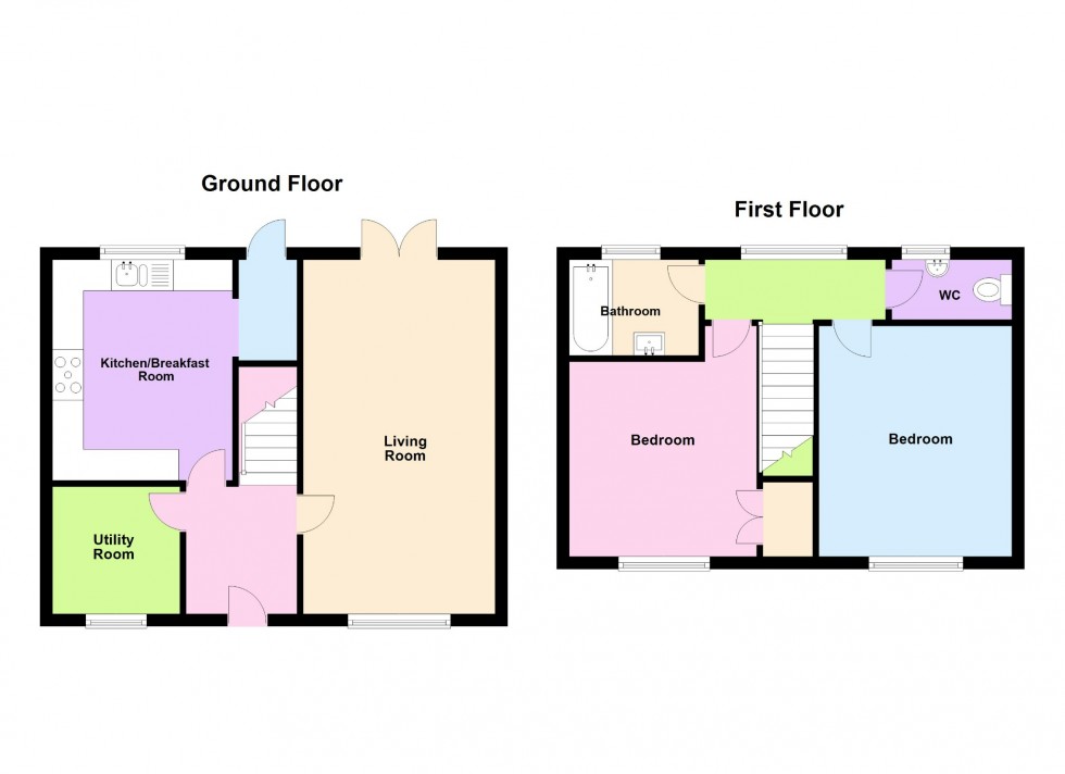 Floorplan for Fullers Close, Romford