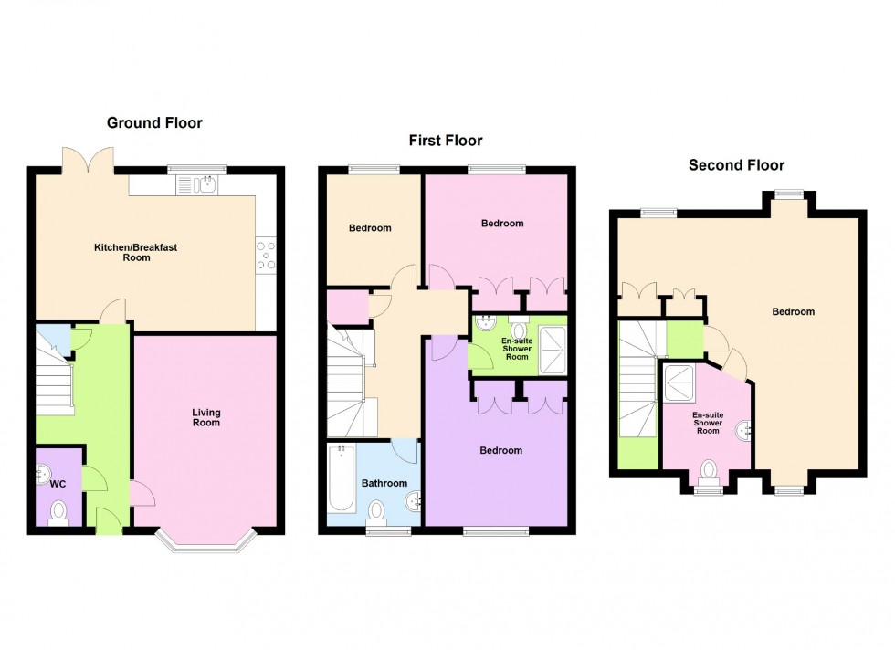 Floorplan for Litten Close, Romford