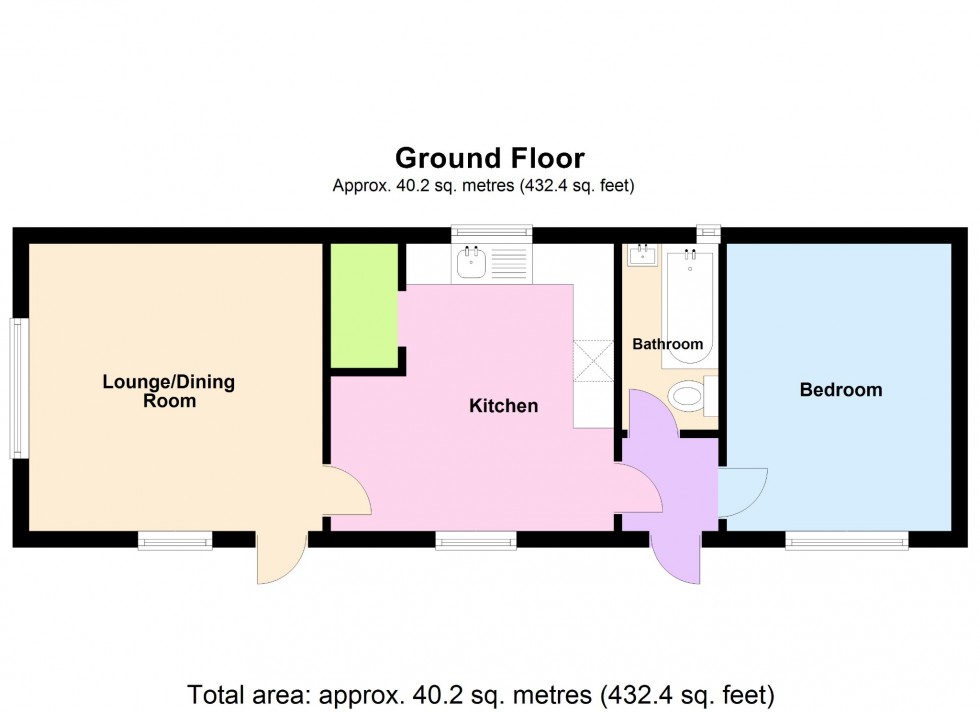 Floorplan for Baxter Gardens, Cummings Hall Lane, Romford