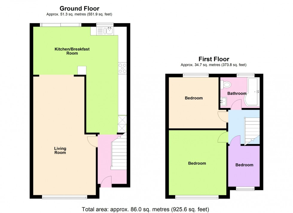 Floorplan for Lynton Avenue, Romford