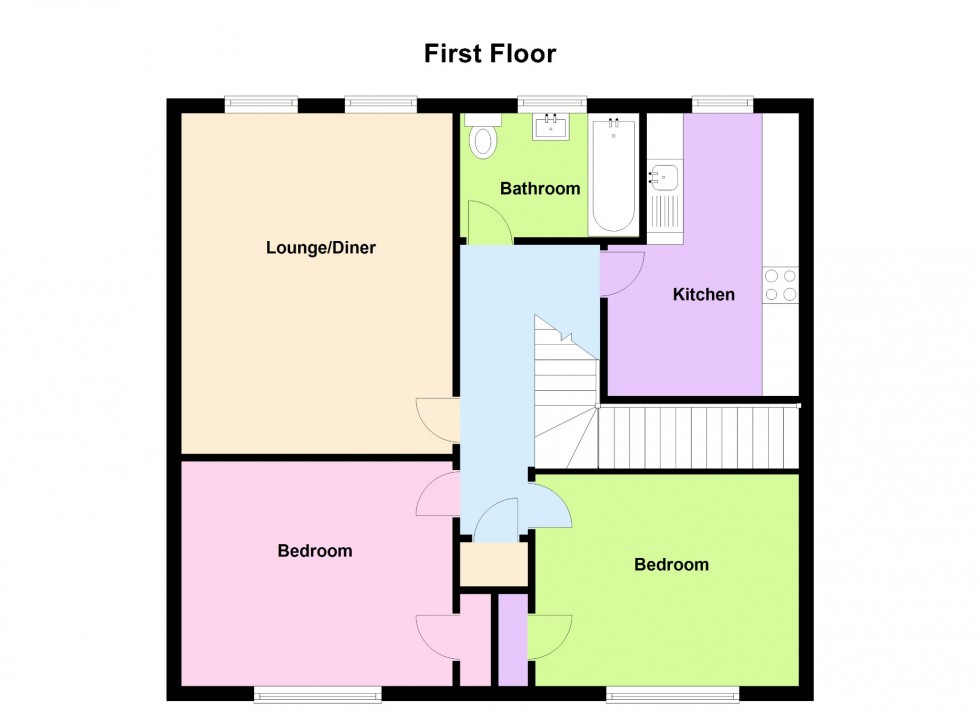 Floorplan for Eastern Avenue West, Romford